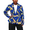 African Coat for Women Dashiki Blazer Kente Print Jacket Clothes