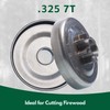 0.325" 7T Clutch Drum Sprocket Kit Worm Gear Needle Bearing