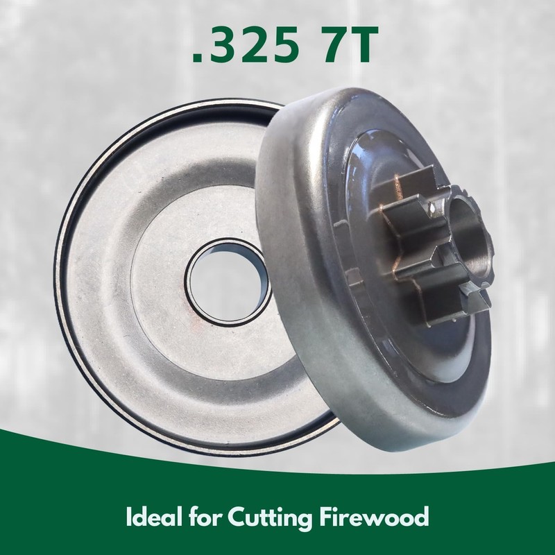 0.325" 7T Clutch Drum Sprocket Kit Worm Gear Needle Bearing