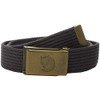 Fjällräven Kids Canvas Brass Belt - Dark Grey, One Size