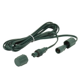 Vickerman 10' Coaxial Extension Cord for X6B6601PBG 50Lt Coaxal LED Set, 4/Bag. Green Wire, CSA/us Listed.