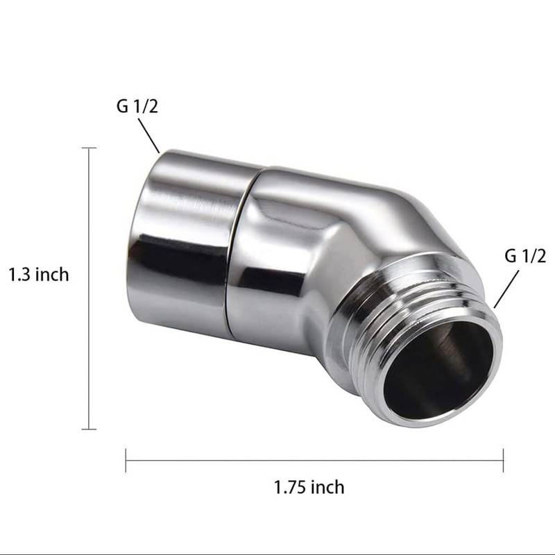 Handheld Shower Head Elbow Adapter G1/2" Conversion Joint Shower Connector