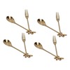 8Pcs Branch Design Coffee Spoon Stainless Steel Fruit Fork Dessert