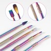 5pcs Wax Carving Tools with Polishing Cloth, Stainless Steel Wax