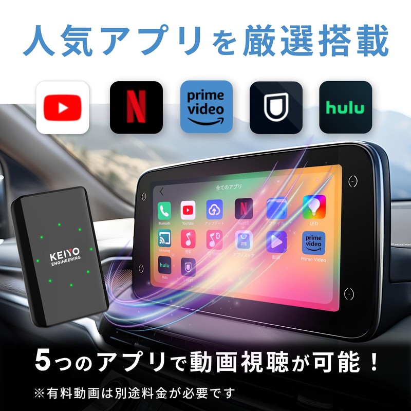KEIYO APP CAST Light AN-S149 Wireless Car Play/Wireless Android Auto
