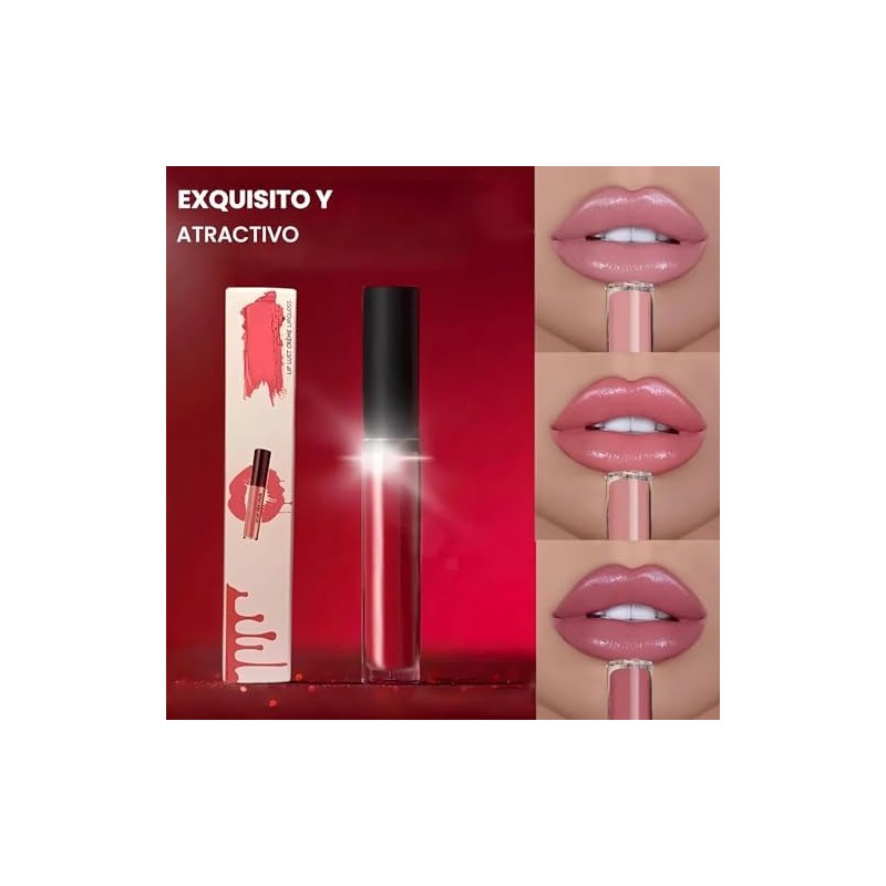 12 Colores Brillo Labial En Crema, Resistente Al Agua, antiadherente,