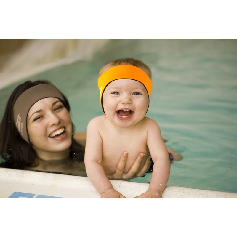 Ear Bandit Ultra Swimmers headband Small Orange Suitable for 1-3