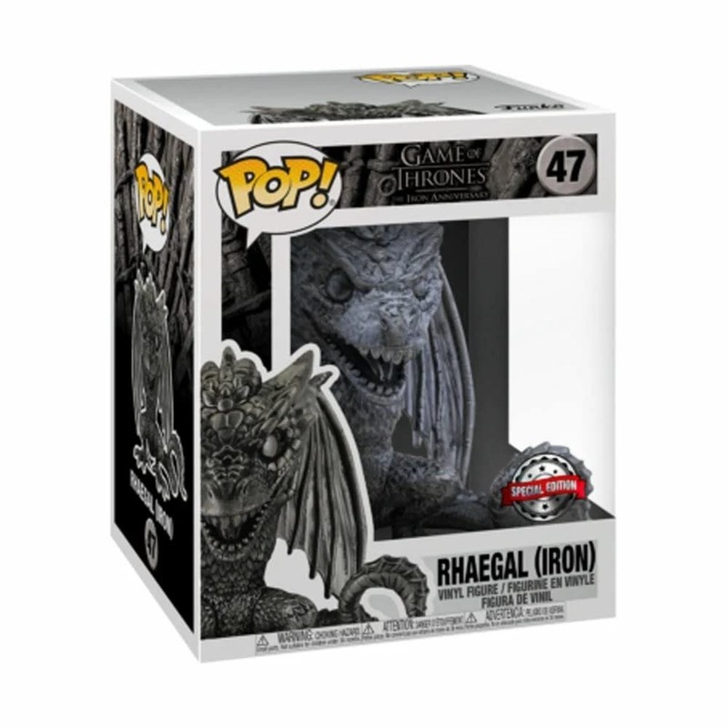 POP! Game of Thrones 47 Rhaegal Iron Super Sized 6