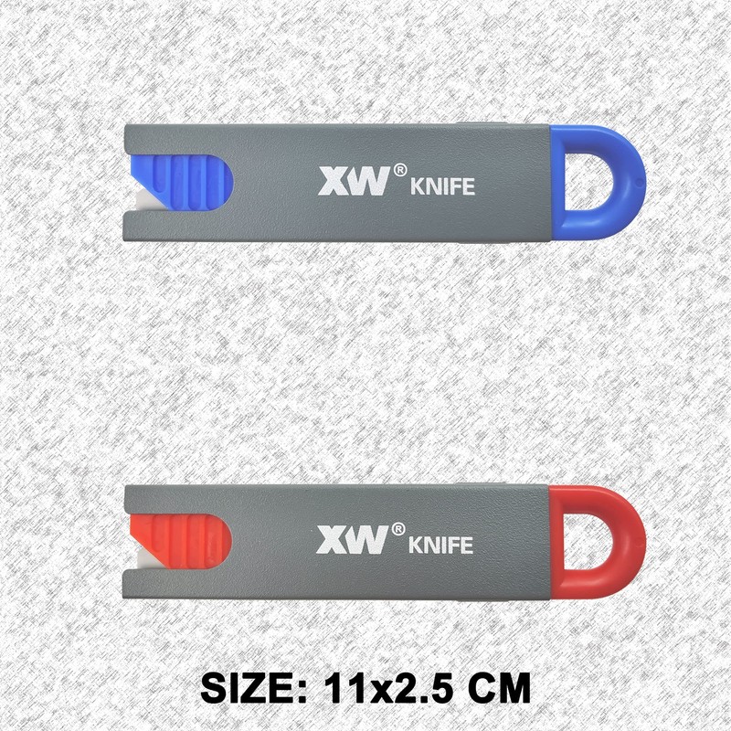 XW Handy Safety Box Cutters, Auto-retractable Razor Blade Carton Cutter