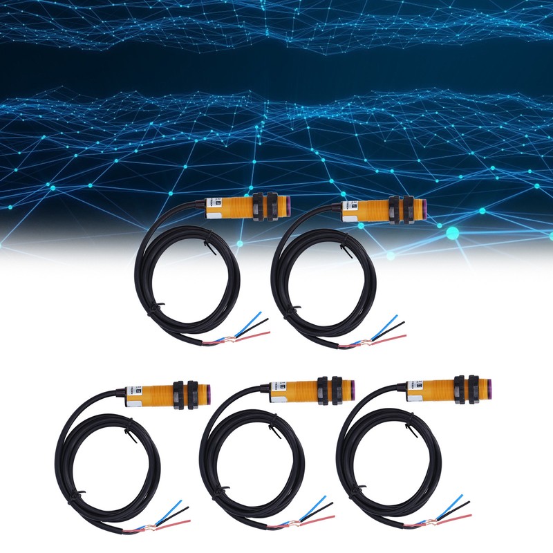 5 Pcs Infrared Photoelectric Switch NPN Normally Closed 5 To