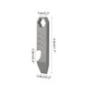 Titanium EDC Pry Bar,Keychain Multi Tool with Bottle Opener Wrench
