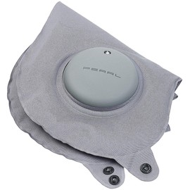 PEARL Car Neck Pillow: Set of 2 Ultralight Travel Neck Pillows with Integrated Air Pump (Inflatable Neck Pillow, Neck Pillow for Travel, Inflatable)