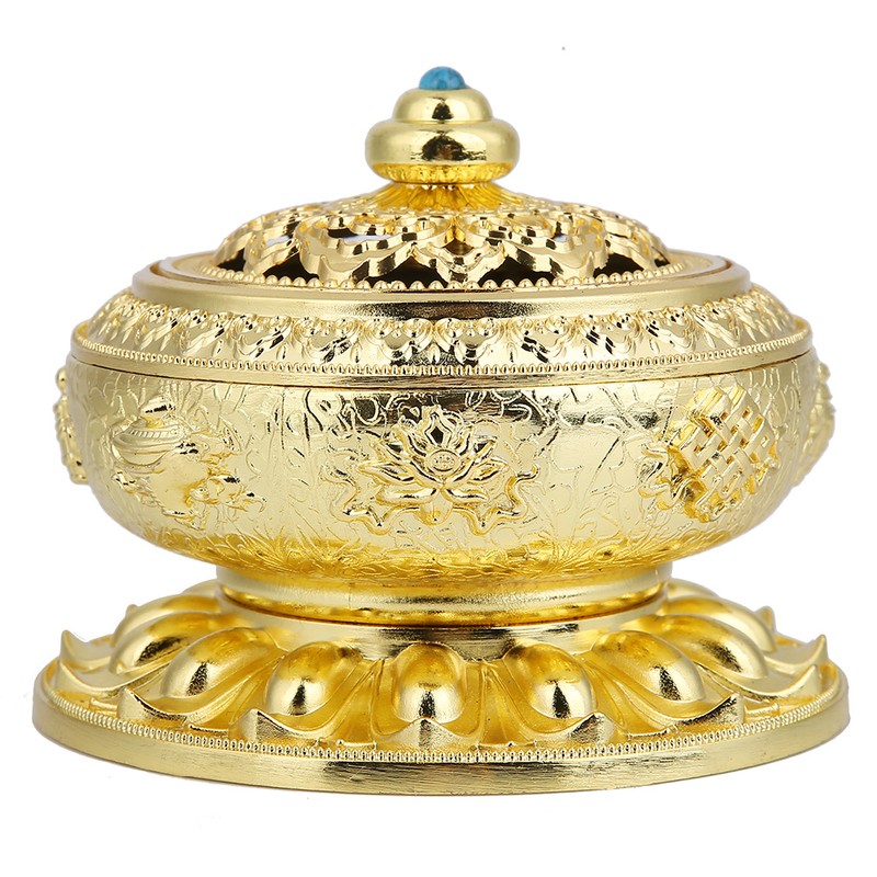 Incense Burner Smoke Backflow Ceramic Glaze Censer Cone Holder Home