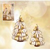 Ursus Design Stripes Paper Christmas Trees, 24310099 Glamour