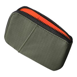 ALPAKA Zip Card Pouch - Use as Card Wallet and Coin Pouch - Holds 12-20 Cards and Cash - Made With Green Axoflux and RFID Blocking Material