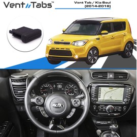 Vent Tabs Compatible/Replacement for Air Conditioning Replacement Tab Kia Soul 2014-2016 | 30-Second Installation | Easy Clip on | No Screws or Tools Required | Air Vent Outlet Clip