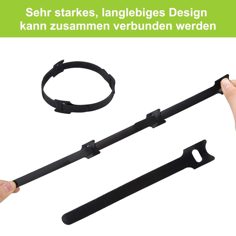 Cable Ties Adjustable Cable Ties Organizer Multipurpose Hook Loop Cable