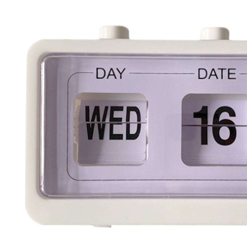 Desk Table Alarm Clock Manual Jump Calendar Desktop Alarm Clock