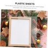 ULTECHNOVO 10pcs High Transparency PVC Sheet for Picture Frames Sturdy