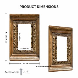 Moslion Brown Wood Pattern 1 Gang Outlet Covers Wooden Door Wall Plate Single Rocker Switch Plug Cover Home Decor for Living Room Bathroom