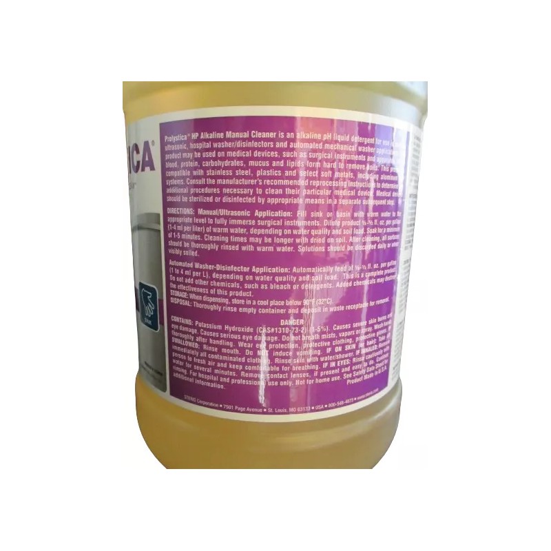 Steris HP Prolystica Alkaline Cleaner 1 Gal (3.78L) Manual/Automat
