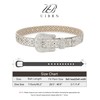 UIBRN Rhinestone Belts for Women Men, Bling Studded BB Belt