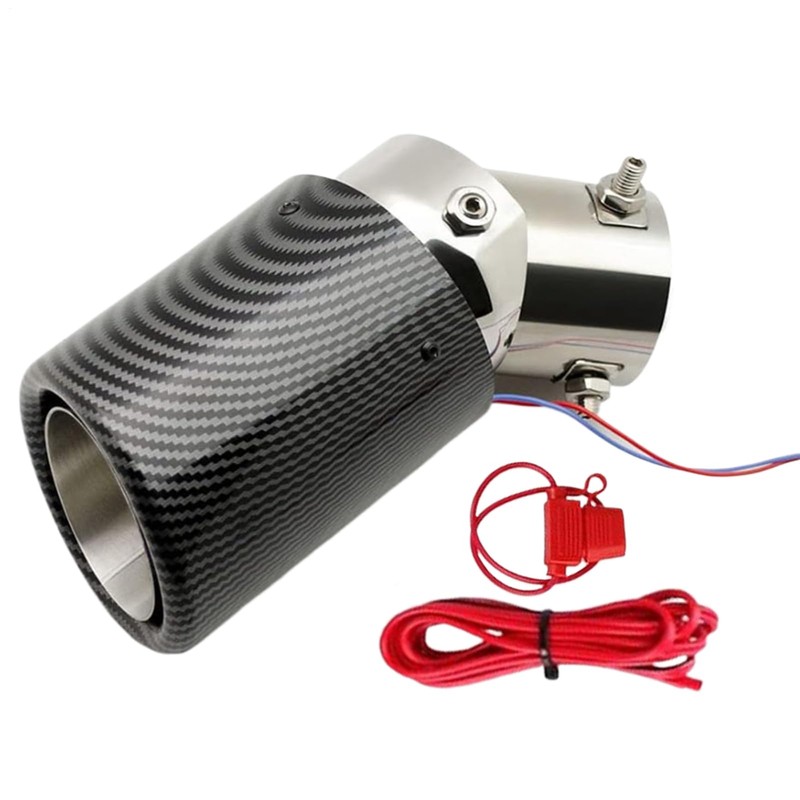 Car Exhaust Tip | LED Lighted Exhaust Pipe | Stainless