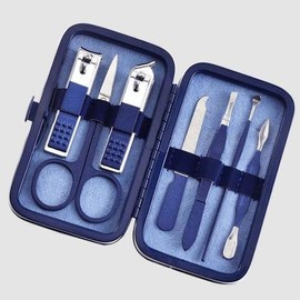 Other brands Nail Care Navy Nail Clipper Pocket Portable 7-Piece Set for Travel and Business Trips / 손톱관리 네이비 손톱깎이 포켓 휴대용 여행 출장용 7종 세트