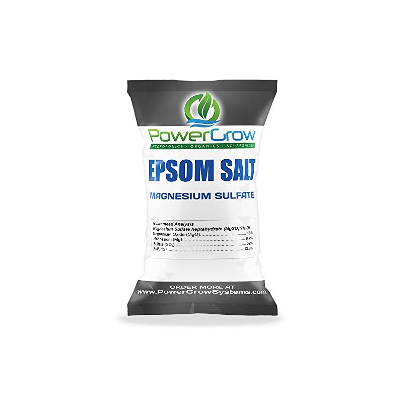 Epsom Salt (Magnesium Sulfate) Agricultural Grade Bulk (1 Pound)