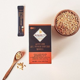 Lactone Gluten Free Gold Kamut Enzyme 30 Packets 3 Sets Titer 701 500 No Size/Regular / 락토온 글루텐 분해 골드 카무트 효소 30포 3세트 역가수치 701 500 크기 없음/일반