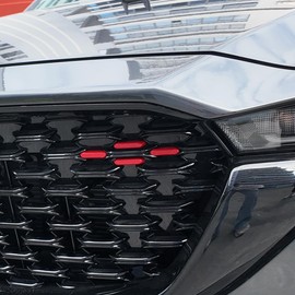 Compatible with Mazda CX-5 2022-2025, Center Red Dot Grille Decorative Patch