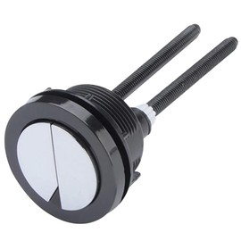 ZEACCT 1 Piece Toilet Double Flush Button, Toilet Flush Button with Round Head, Round Head, Dual Toilet Push Button, Cistern Flush Replacement, for Ideal Cistern