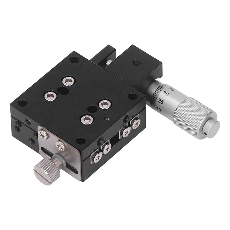 Linear Stage X Axes 40x40mm Micrometer Manual Displacement Platform Sliding