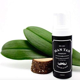 Self Tanner For Men's Grooming - Sunless Tanning Mousse With Organic and Natural Ingredients - Dark Medium Light Bronze Color - Voted Best New Men's Grooming Product