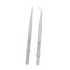 Healeved Tweezers 2 Pack of Stainless Steel Tweezers Suction Tip