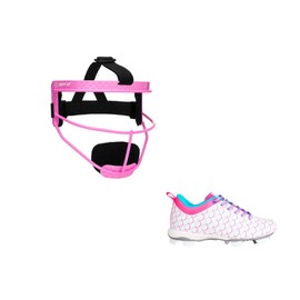 RIP-IT Girls T-Ball Bundle | Includes T-Ball Fielder's Mask & Cleats