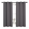 Quioo Store Cortina Blackout Para Ventana 100x130cm 2pzs Cuarto Sala