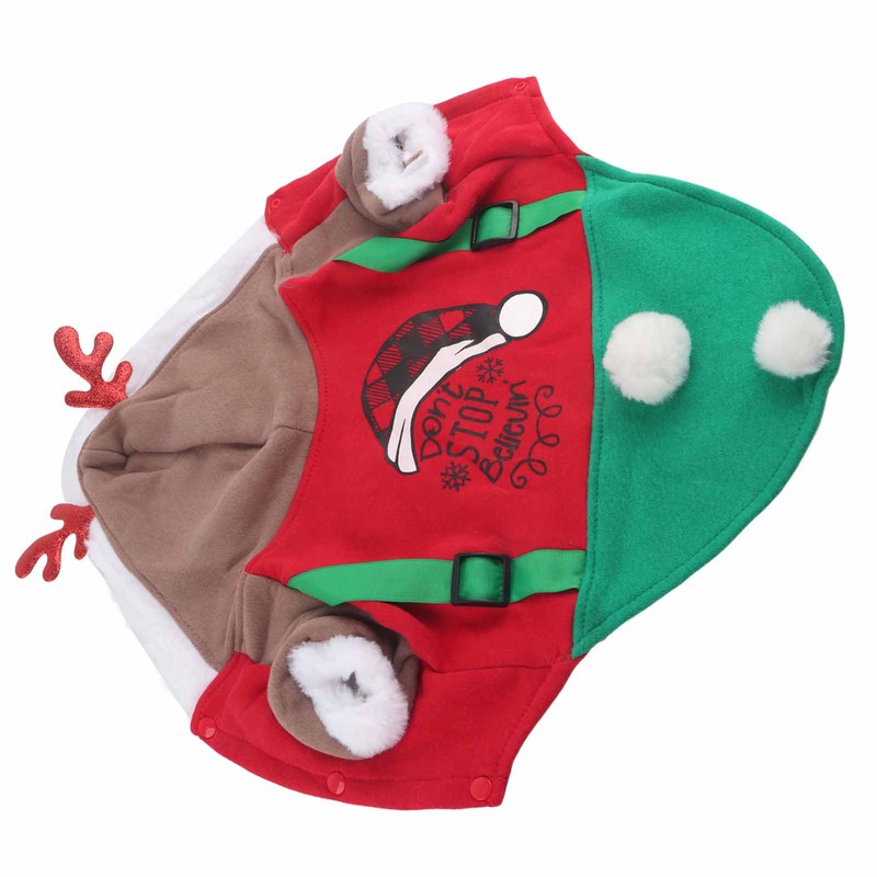 Pet Christmas Costume Autumn and Winter Seasons Cute Deer Costumes