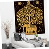 TEHAUX Elephant Tapestry Decoration Carpet Sofa Backdrop Elephant Pattern Tapestry