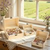 3 Pcs Unfinished Wooden Storage Box for DIY (Small+Medium+Large)
