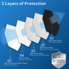 KN95 Face Mask 20 PCS,5 Layers Cup Dust Mask Against