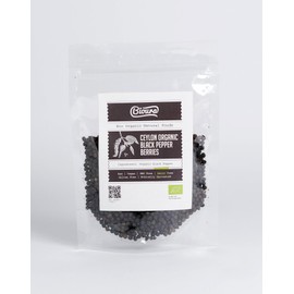 Bioura Organic Ceylon Black Peppercorns 100g, Rich Aroma, Unique Flavour, Taste, Quality, Bio Organic Goodness