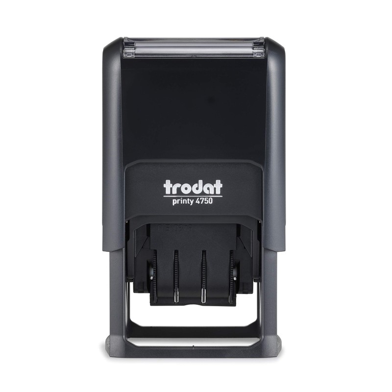 Trodat Printy 4750 Dater Stamp with English Phrase PAID BY