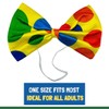 FNA FASHIONS Vibrant Jumbo Clown Bow Tie - One Size