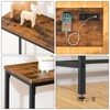 HOOBRO 47.2" Console Table with Power Outlets and USB Ports,