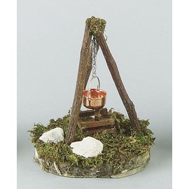 Kahlert Licht 40676 Puppenhauszubehör, holzfarben, kupferfarben