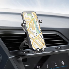 Phone Mount for Car Vent - Vehicle Shakeproof Cellphone Stand | Non-Slip Cell Phone Holder with Strong Grip for Car, Truck, Air Vent