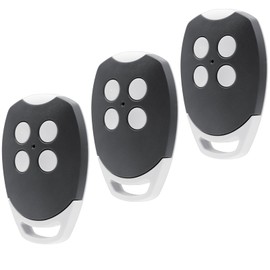 Garage Door Opener, Pack of 3 Garage Door Remote Control Compatible with Ditec 433.92MHz GOL4, BIXLG4, BIXLP2, BIXLS2 Remote Control, 4 Channels