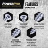 Power Pro Premium One Multi-Material Flat Head Screws, Zinc Plated