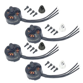 FEICHAO 4 piezas / 1 pieza 2204 2300 KV Motor sin escobillas CCW CW para bricolaje Mini Multirotor Quadcopter 210 250 270 Robotcat Racing Drone (2 piezas CW + 2 piezas CCW)